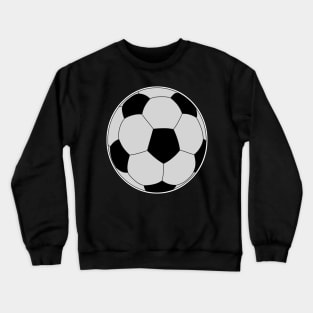 Soccer Ball Sticker Style Design Crewneck Sweatshirt